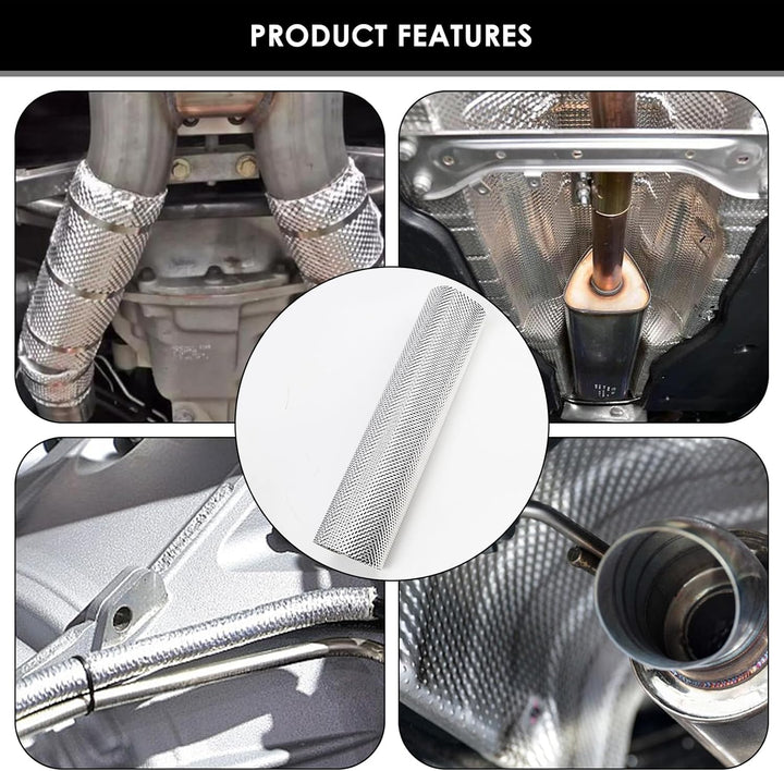 Hitzeschutzblech, Hitzeschutz Hitzeblech Aluminium Motorsport Isolierung, Hitzeschutzblech auspuff,