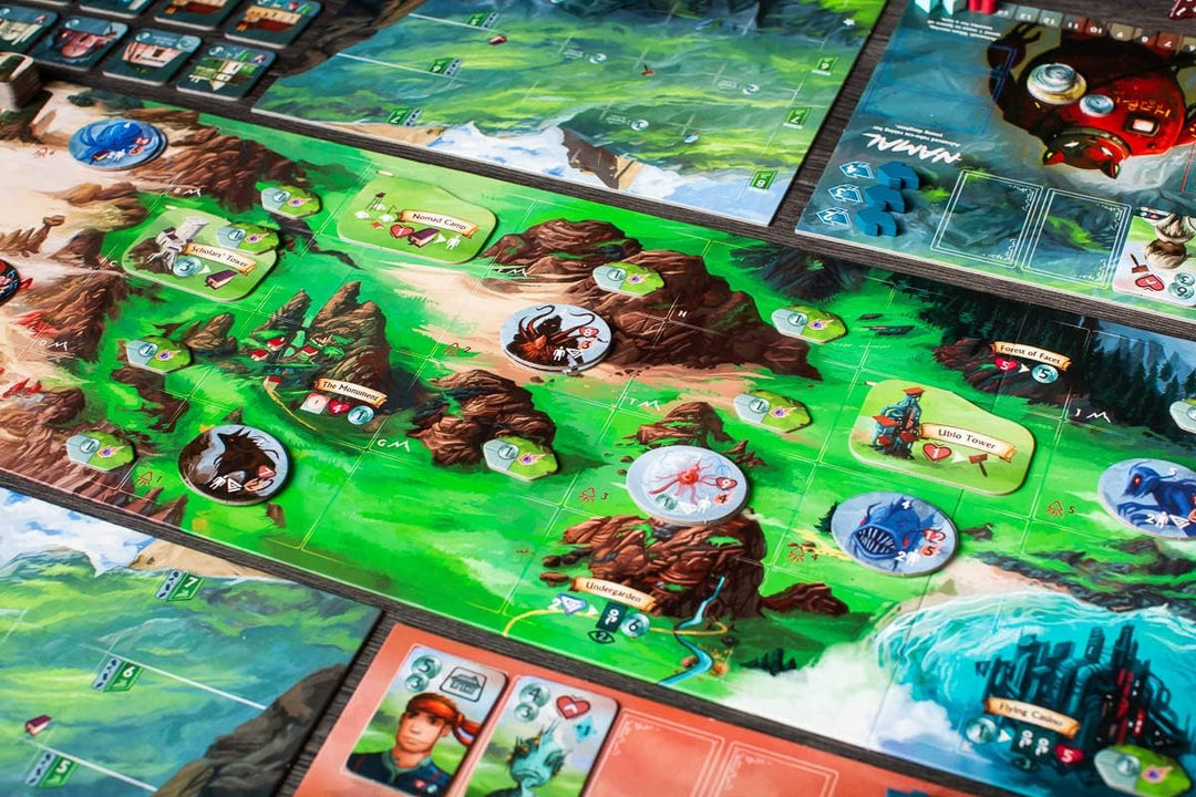 Red Raven Games Now or Never Brettspiel, Grün