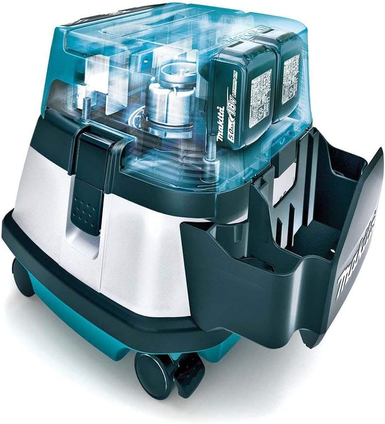 Makita DVC864LZX, Cleaner, Blue, 90 W, 8 liters, 70 Dezibel