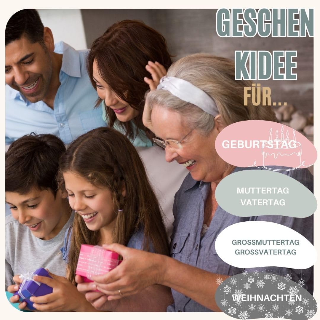 Needle It® Strickset Mütze komplett grau - Wollmütze zum Selberstricken für Kinder und Erwachsene -