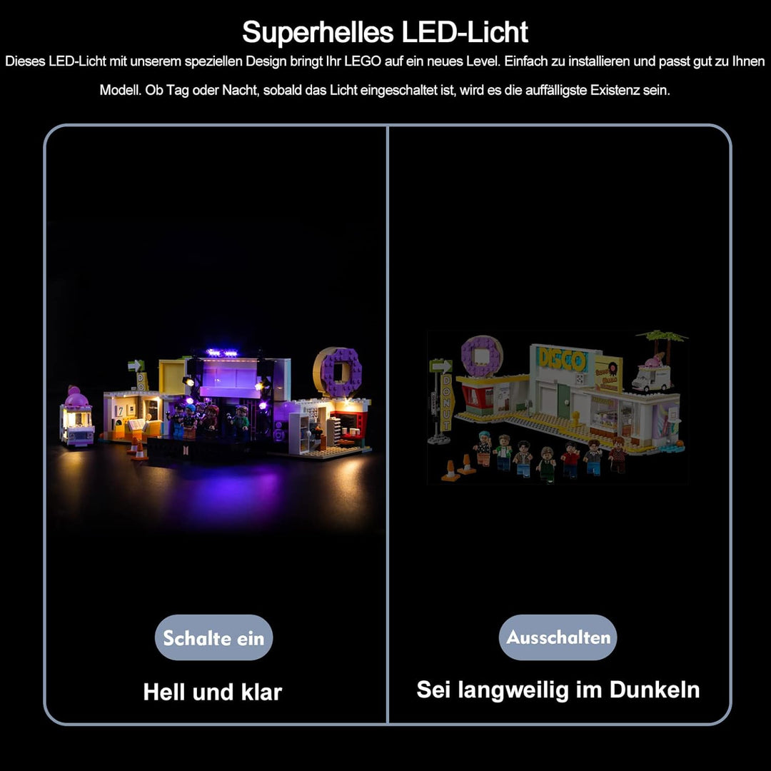 Led Licht Set für Lego Ideas BTS Dynamite (Kein Lego-Modell), Dekorationsbeleuchtungsset für Lego 21