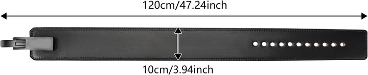 Gewichthebergürtel 90x10cm für Powerlifting, mit Schnalle PU Rückenstütz | mit Hebelverschluss-Schna