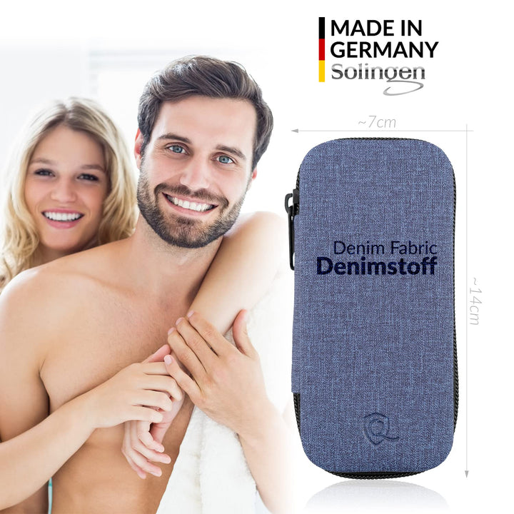 marQus Maniküre Set Damen und Herren Solingen Made in Germany 7 Teile mit patenierter Glasfeile für