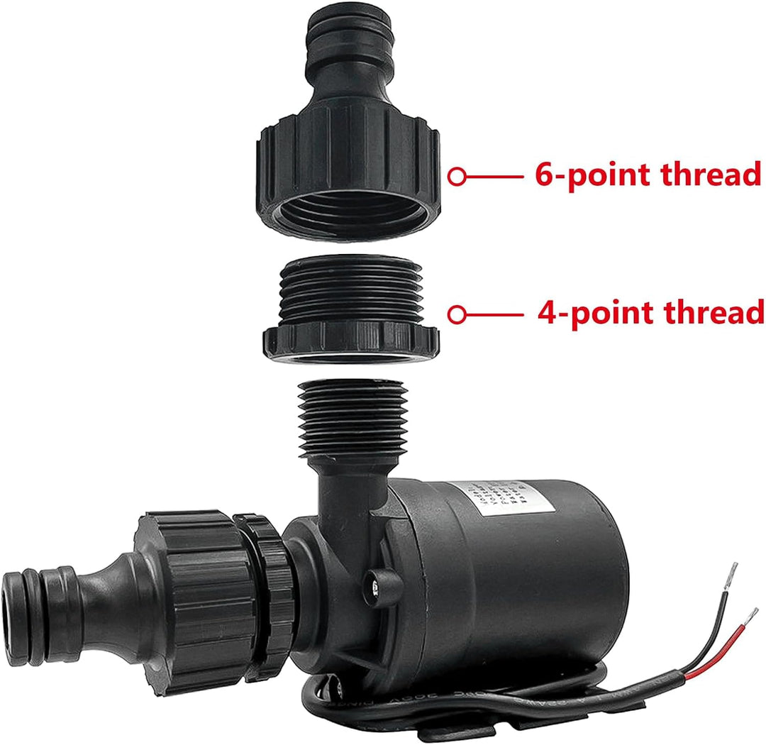 2 Pcs Dc 12v Bürstenlose Tauchwasserpumpe, Dc 12v Mini-Wasserpumpe, Brushless Tauchwasserpumpe, Bohr