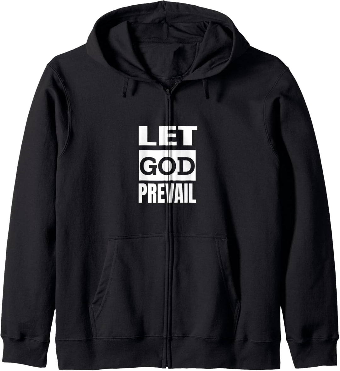 Christliches Geschenk Lass Gott siegen Kapuzenjacke
