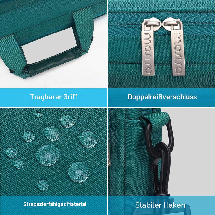 MOSISO Laptop Umhängetasche Kompatibel mit MacBook Air 15 Zoll M3 M2 2024 2023/Pro 16 M4 M3 M2 M1 20