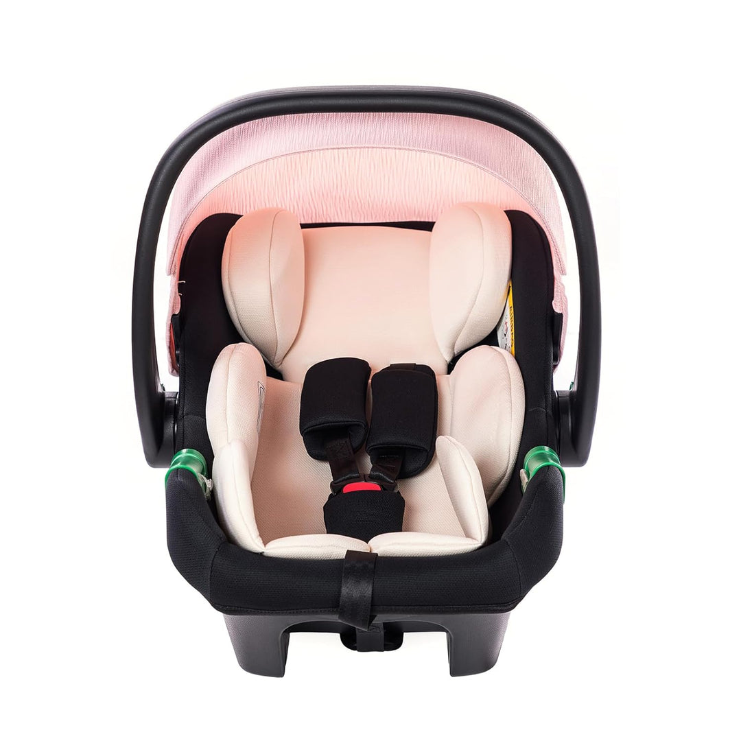 BEBBY Kinderwagen 3 in 1,Kinderwagen Buggy Mit Babyschale,Mit Höhenverstellbarer buggy Komplettset F