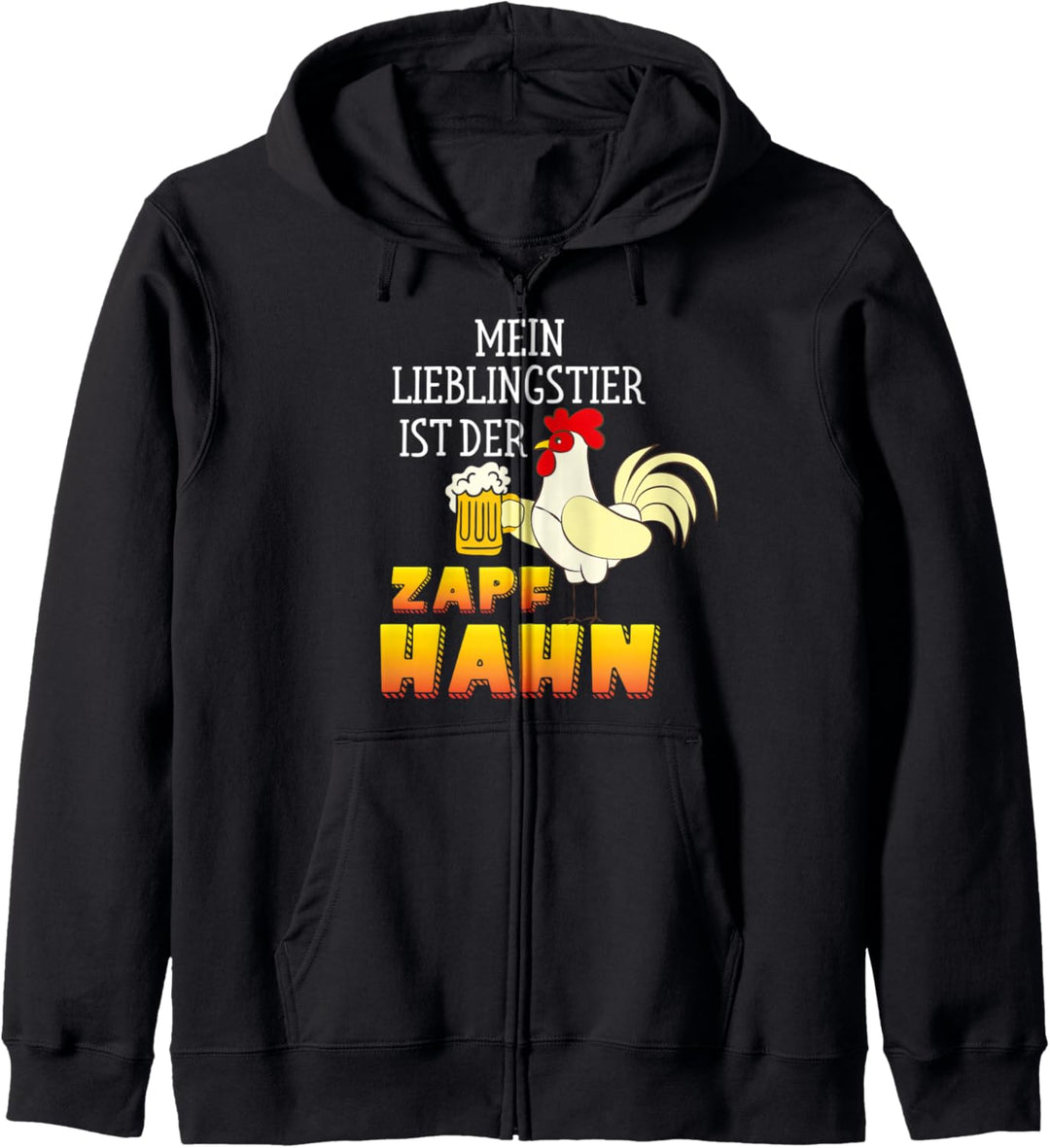 Mein Lieblingstier ist der Zapfhahn, Bier, saufen Kapuzenjacke
