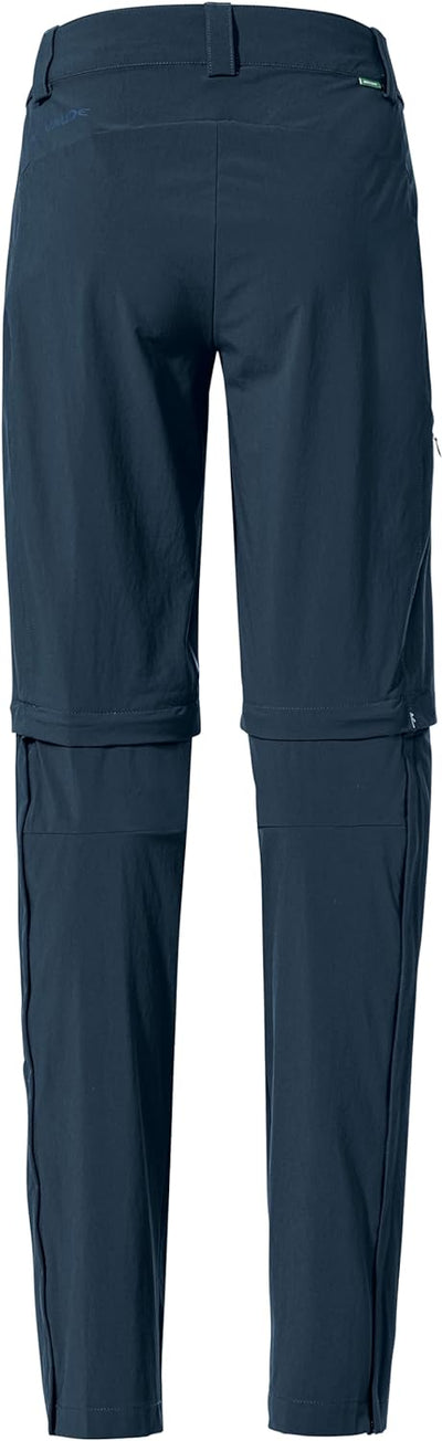 VAUDE Women's Farley Stretch Zo T-Zip Pants Ii Trousers 38 Kurz Dark Sea, 38 Kurz Dark Sea