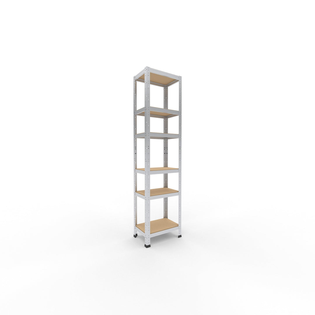 shelfplaza® 180x45x30cm Home Schwerlastregal verzinkt/Metallregal mit 6 Böden/Kellerregal Metall, Ga