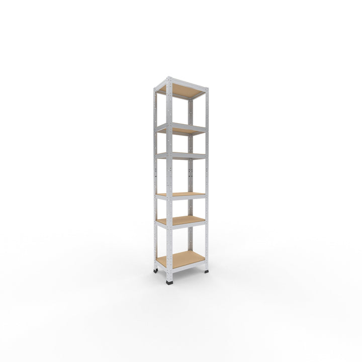 shelfplaza® 180x45x30cm Home Schwerlastregal verzinkt/Metallregal mit 6 Böden/Kellerregal Metall, Ga
