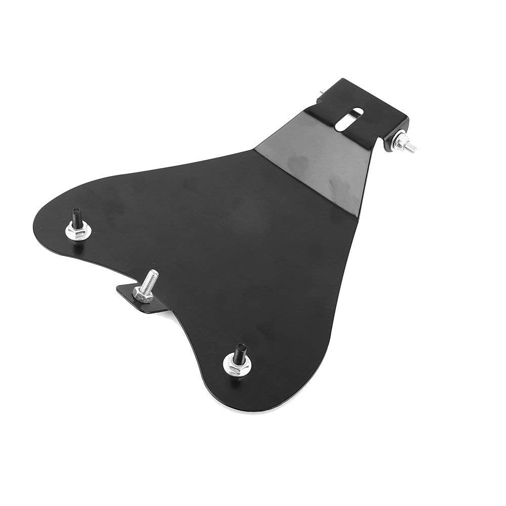 VGEBY 11,8'' X 10,2'' Motorrad Solo Sitz Grundplatte Hochleistungs Stahl-Schutzsitz Grundplatte