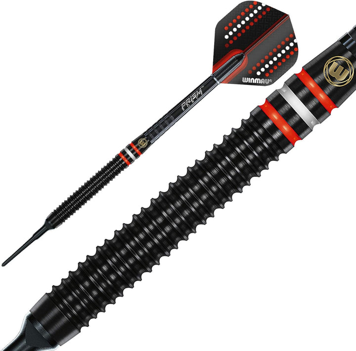 WINMAU Pro-Line 18g Fassgewicht Gesamtgewicht Profi Wolfram Softip Dartpfeile mit Flights und Schäft
