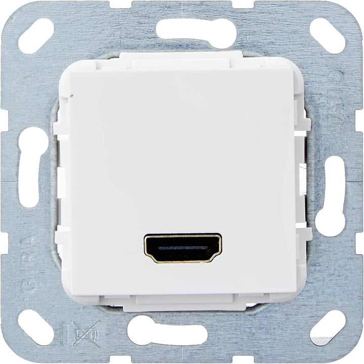 Gira 566903 HDMI Gender Changer Einsatz, reinweiss