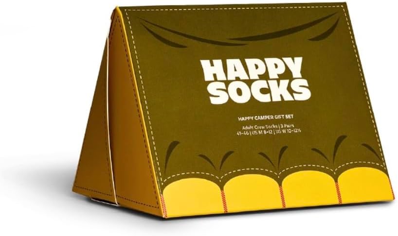 Happy Socks 3-Pack Happy Camper Socks Gift Set 36-40