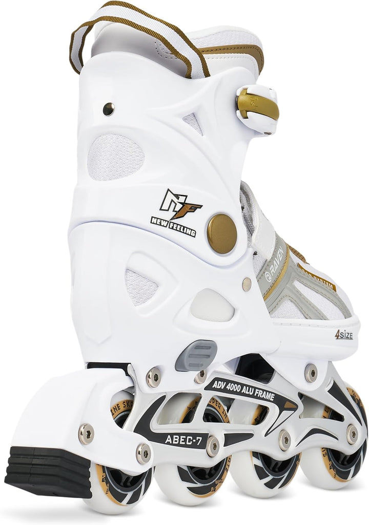 RAVEN Pulse Inline Skates Inliner für Kinder und Erwachsene OPTIONAL 2in1 mit Schlittschuhen verstel