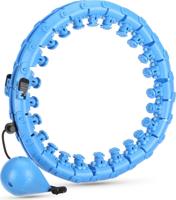 Queenfit Smart Hula Hoop Reifen Erwachsene, Hula Hoop mit Gewicht, Hulahuppreif zum Abnehmen, Smart