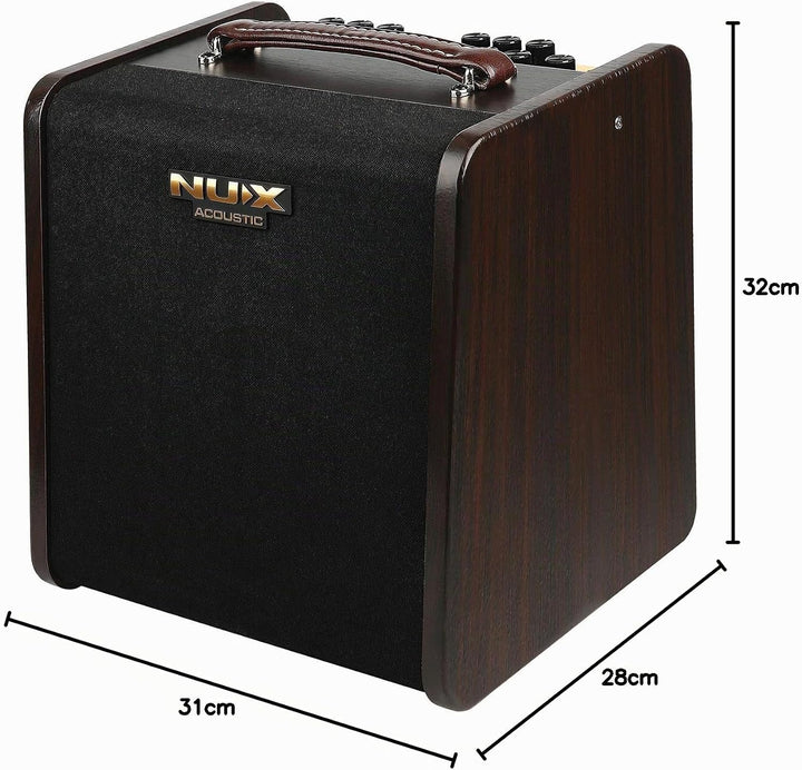 NUX AC80 Stageman II Akustik-Gitarrenverstärker m. Akku
