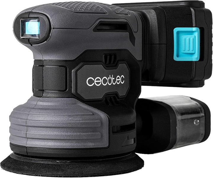 Cecotec Akku-Exzenterschleifer 21V und 2000mAh PerfectSurface 2120 Rotate. 13000 U/min, 12 Ersatztei