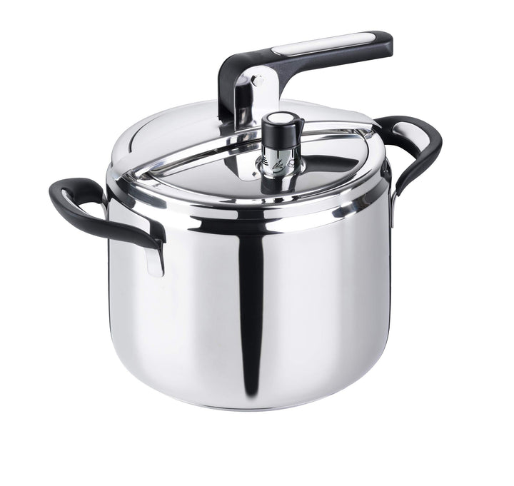 Barazzoni Schnellkochtopf Silicon PRO, Ø 22 cm, Fassungsvermögen 7,0 l, Edelstahl 18/10, Made in Ita