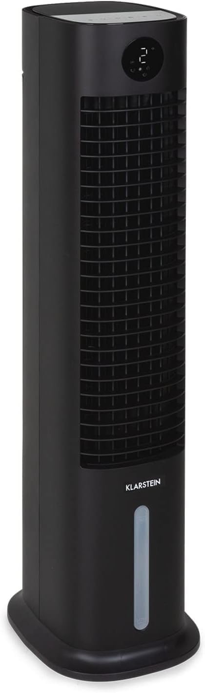 Klarstein Mobiler Luftkühler, 5-in-1 Klimagerät Mobil mit Nachtmodus, Leiser Ventilator & Luftkühler