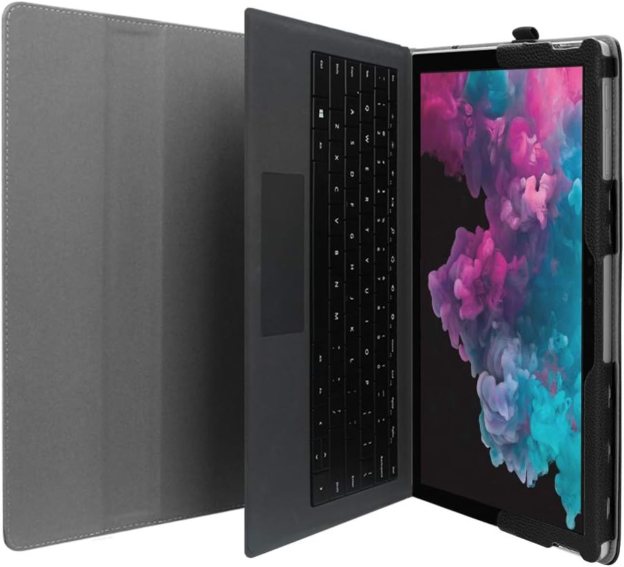 FINTIE Hülle für Microsoft Surface Pro 7+/ 7/6/ 5/4/ 3 Tablet 12.3 Zoll - Multi-Sichtwinkel Hochwert
