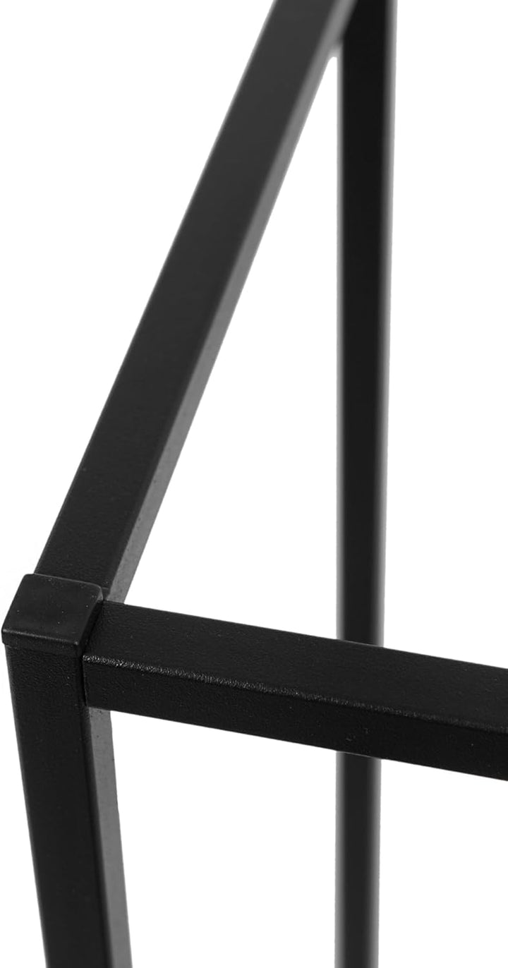 Pflanzenständer Ferro - 24x24x40cm - Farbe Schwarz - für Zimmerblumen - Metallregal - Dekorativer Ti