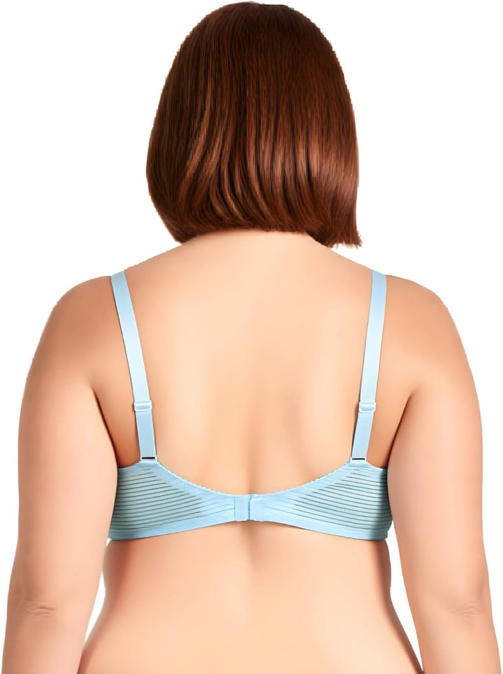 Curve Muse Damen Übergrösse Minimierer Ungefüttert Bügel Vollständige Abdeckung BH 75D Grün,rosa,lic