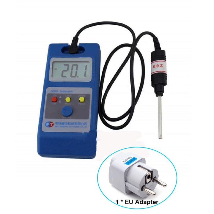 Toplionace WT10A Tragbares LCD-Gauss Messgerät Digitaler Durchflussmesser Oberflächen Magnetfeldtest