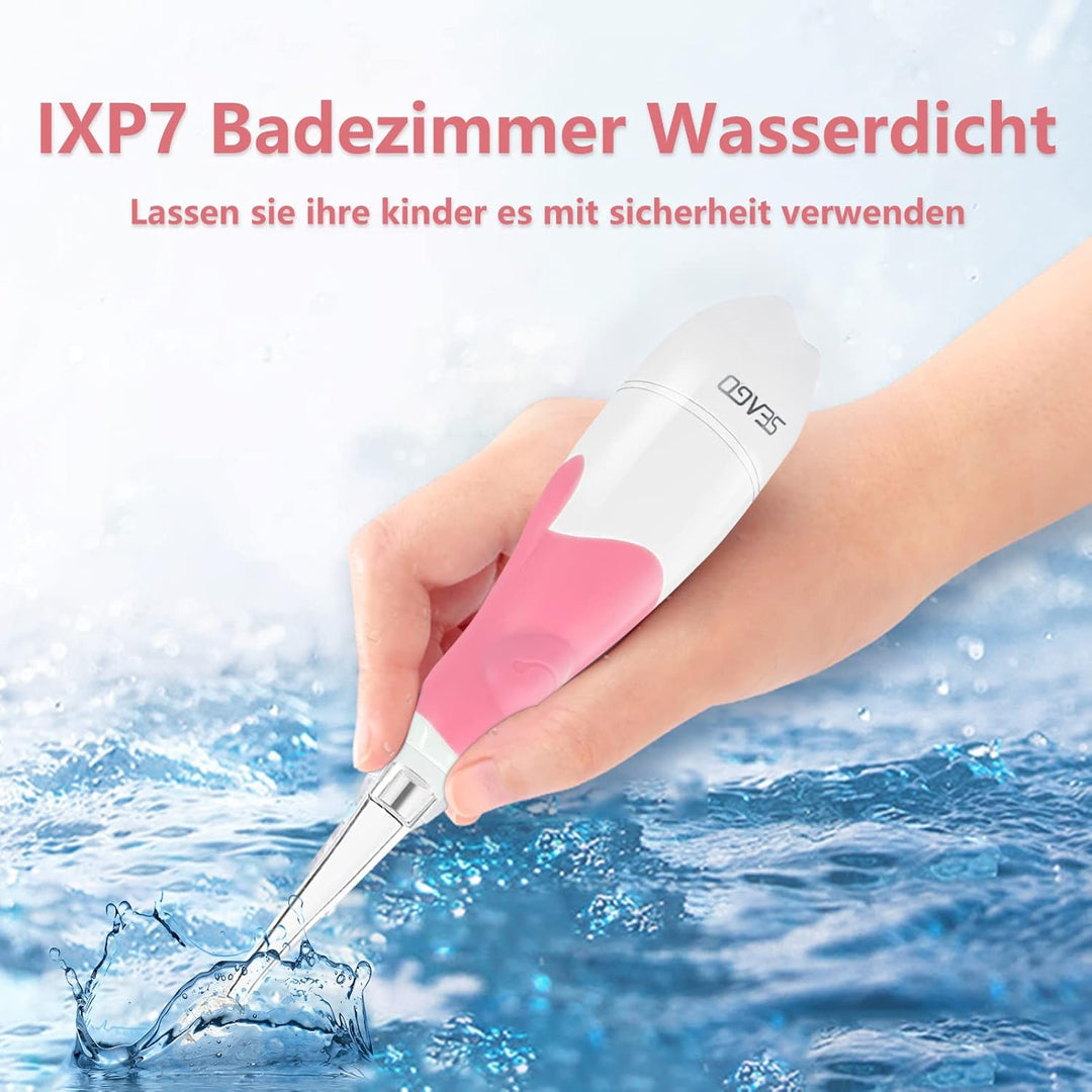 SEAGO SG-513 Elektrische Zahnbürste Kinder Baby Kinderzahnbürste Elektrisch ab 0-3 Jahre mit LED Lic