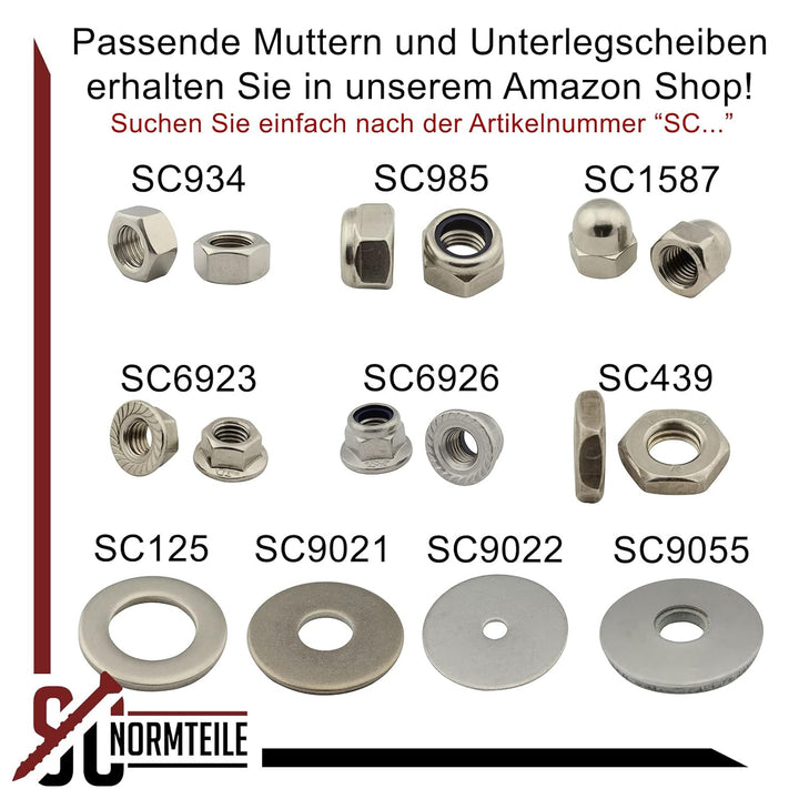 Linsenkopfschrauben mit Innensechsrund (ISR) - M8x80 - (100 Stück) - Vollgewinde - ISO 7380-1 TX - r
