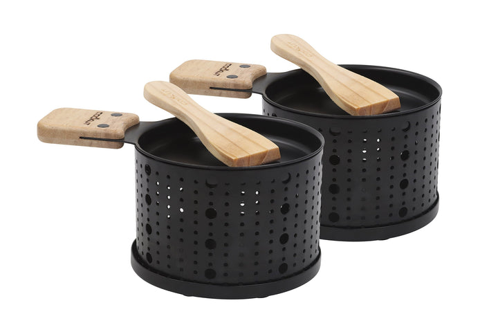 COOKUT LUMI-Raclette Käse einzeln Set für 2, Holz, Nicht zutreffend,