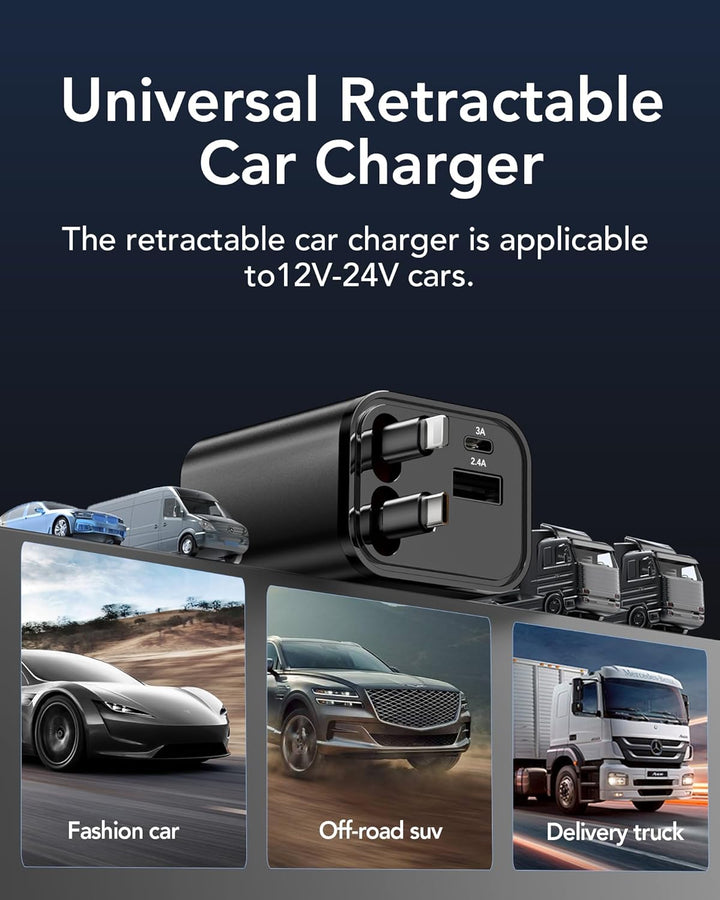 Aimtel 4 in 1 Zigarettenanzünder USB C 69W Auto Ladegerät, Kfz Ladegerät für Camping Wohnmobil Ladeg