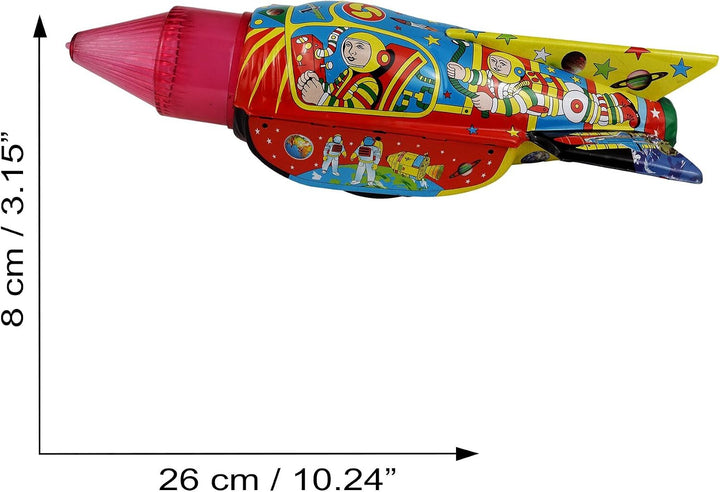 Freak Scene Space Blechspielzeug Rakete Set Raumschiff Blechrakete BS0598-101, BS0598-101