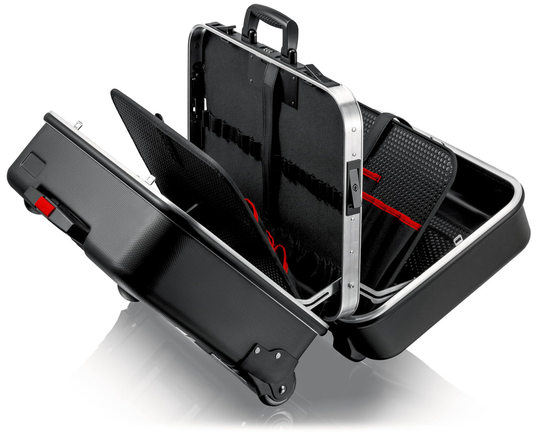 KNIPEX 00 21 41 LE Werkzeugkoffer "BIG Twin Move" Werkzeug-Trolley | Rollkoffer leer Single, Single