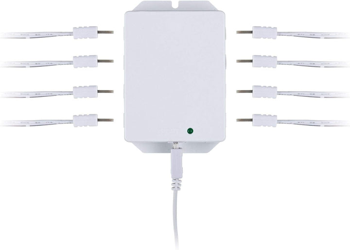Paulmann 99948 Möbelleuchte Clever Connect Driver 12V DC incl 8fach Verteiler max. 36 Watt Trafo Wei