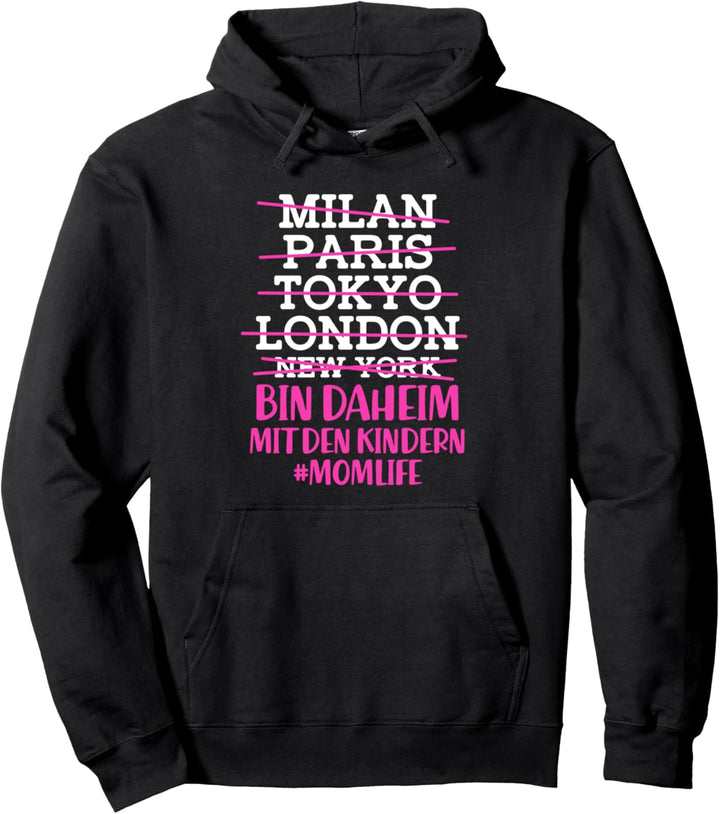 Daheim Bei Den Kindern Momlife Pullover Hoodie