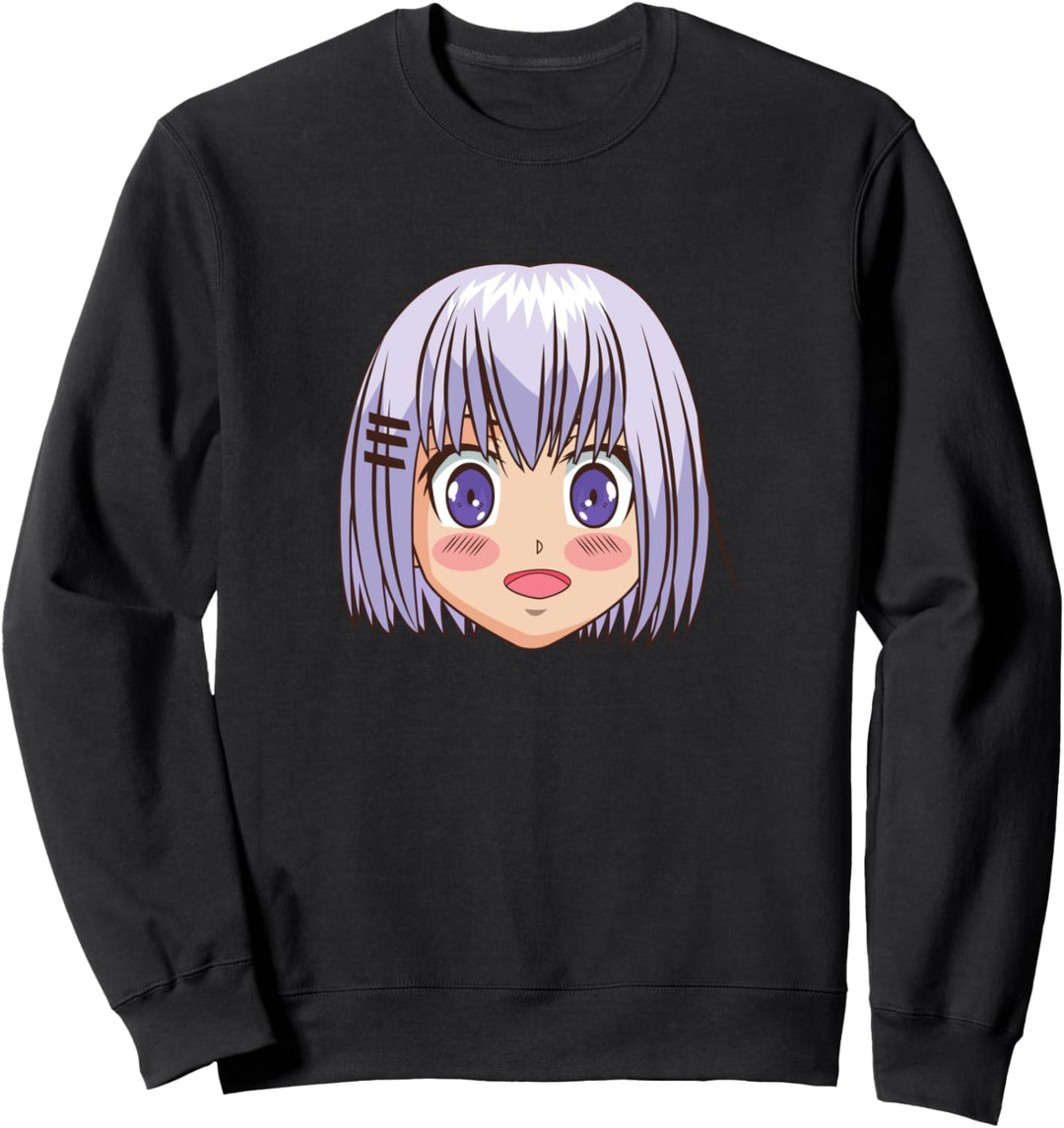 Funny Anime Girl Aesthetic Gift Sweatshirt
