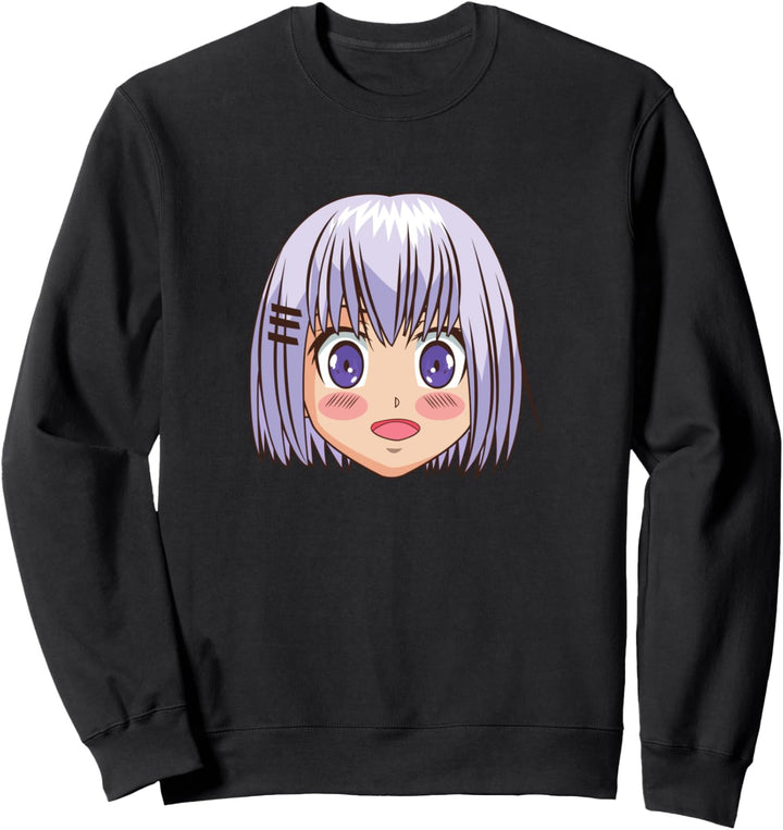 Funny Anime Girl Aesthetic Gift Sweatshirt