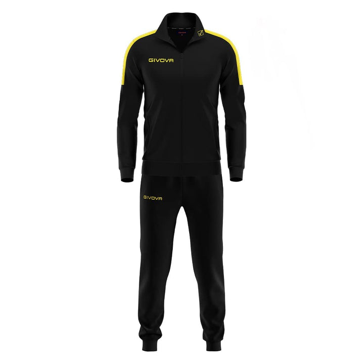 Givova Tr033 Jumpsuit 3XS schwarz / gelb, 3XS schwarz / gelb