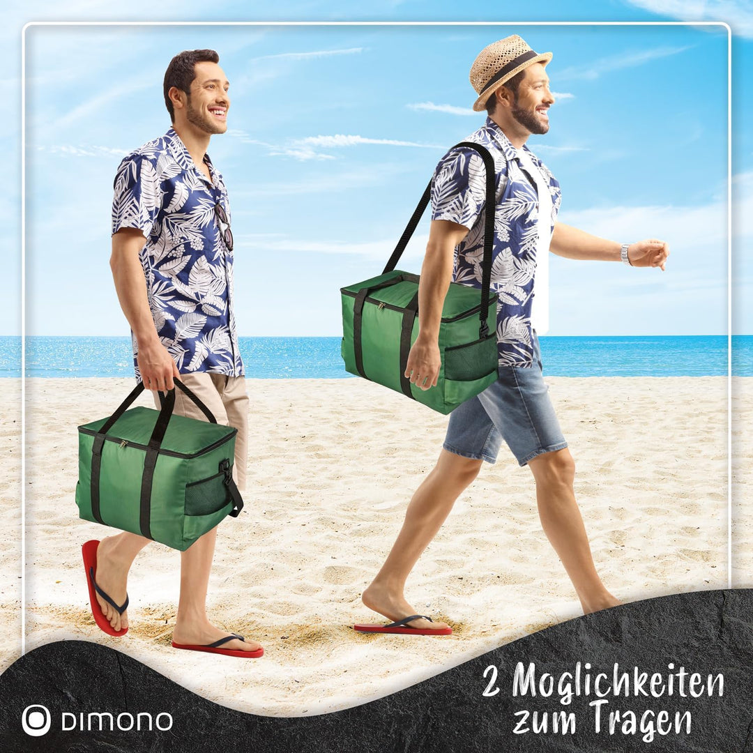 XXL Kühltasche iolierte Getränke & Snack-Tasche Isotasche Picknick-Tasche für Camping Reisen Urlaub