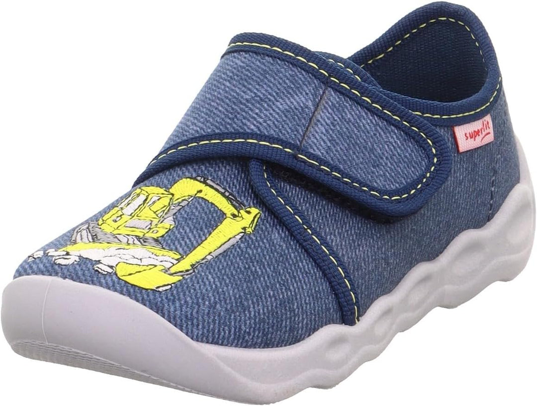 Superfit Jungen Bubble Hausschuh 35 EU Blau 8010, 35 EU Blau 8010