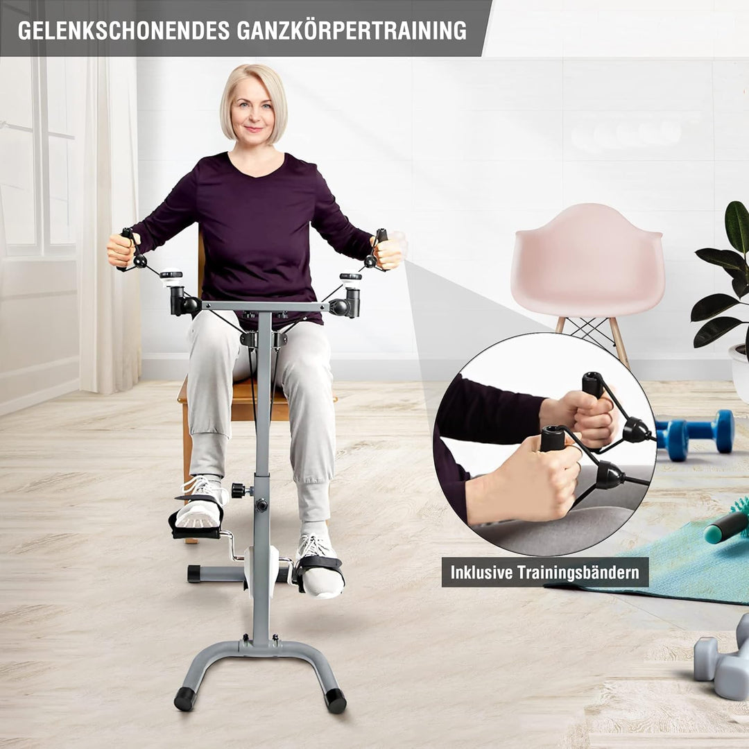 3in1 Heimtrainer Ganzkörpertrainer Kraftstation | trainert Oberkörper, Arme und Beine | ideal für de