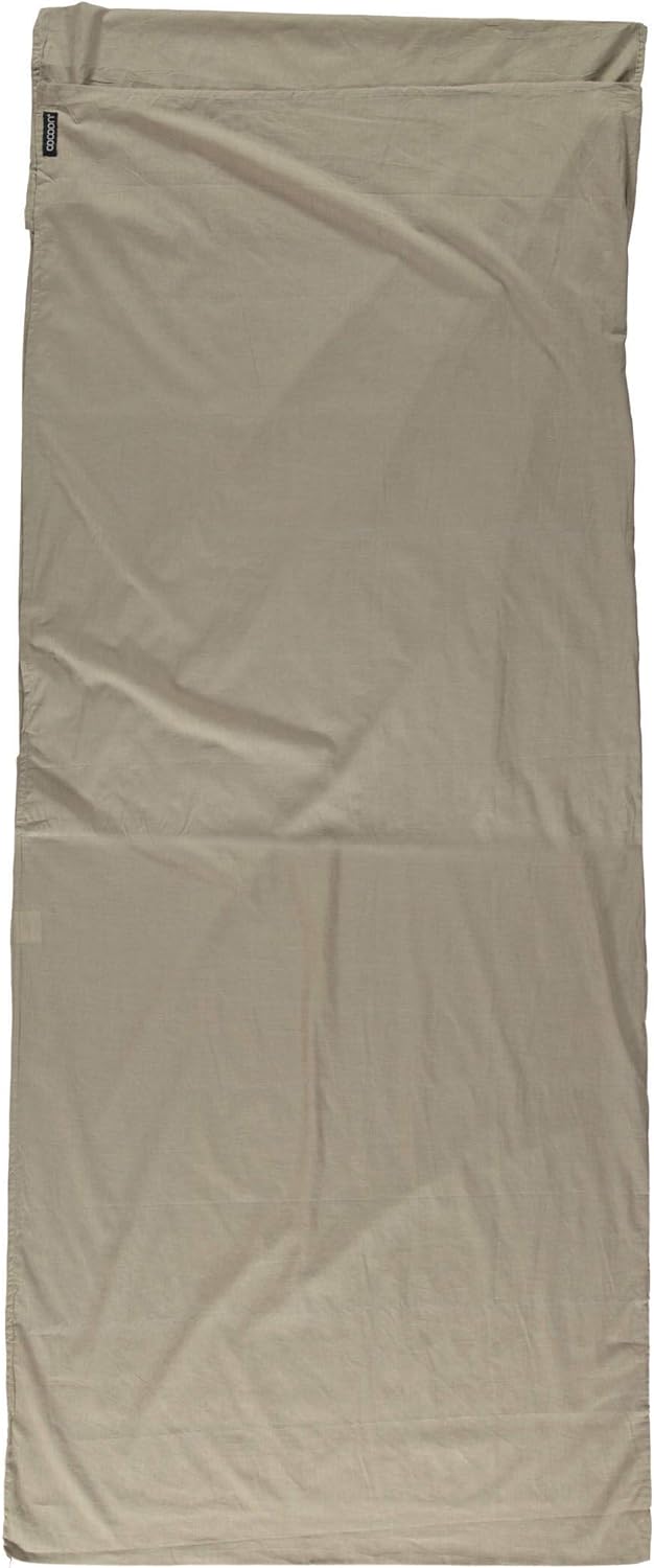 Cocoon Baumwollschlafsack Travel Sheet - Egyptian Cotton Braun 220 x 90 cm, Braun 220 x 90 cm