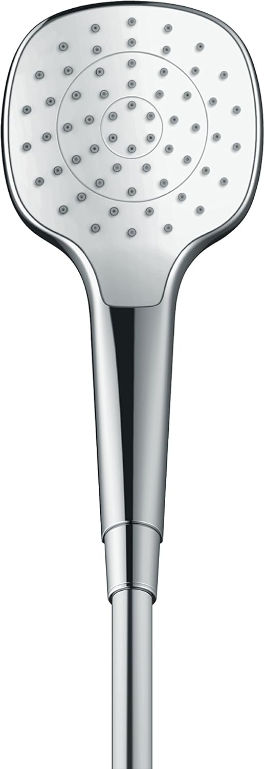 hansgrohe Croma Select E Duschkopf, Weiss/Chrom Weiss/Chrom 1 Strahlart, Weiss/Chrom 1 Strahlart