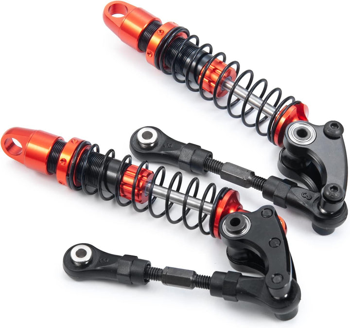 AXspeed 2 Stück 80 mm Metall-Stossdämpfer Cantilever Suspension Kit für 1: 10 TRX4 RC Crawler Car Up
