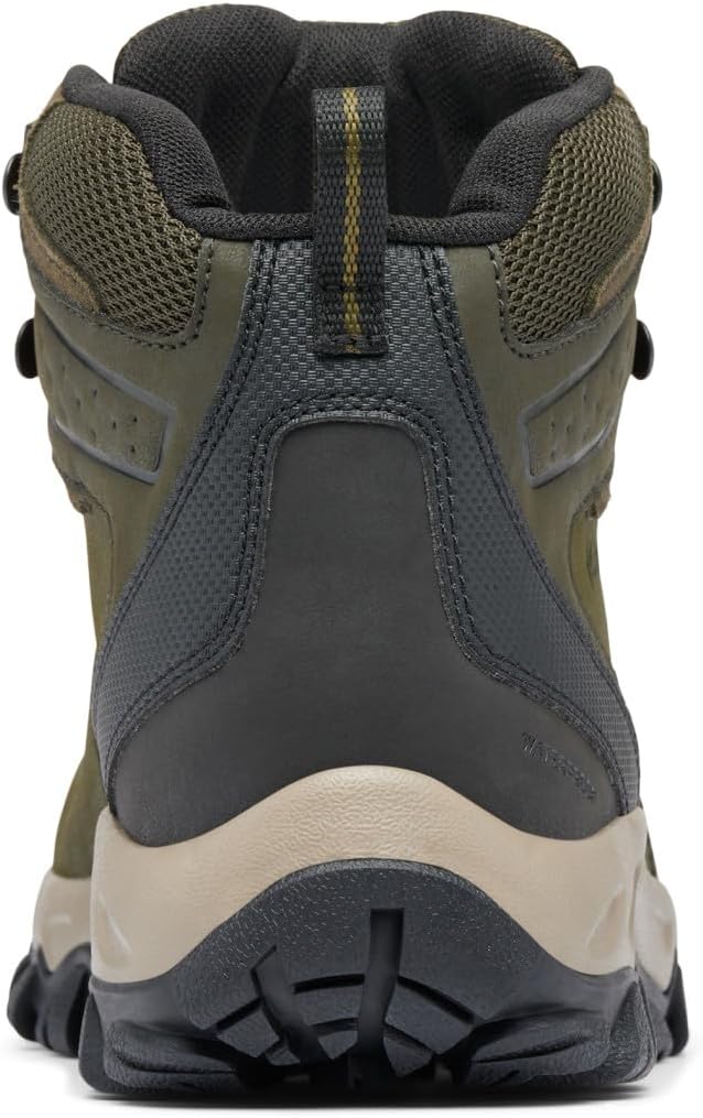Columbia Newton Ridge Plus II Herren-Wanderstiefel, Wildleder, wasserdicht 40 EU Deep Olive Desert S
