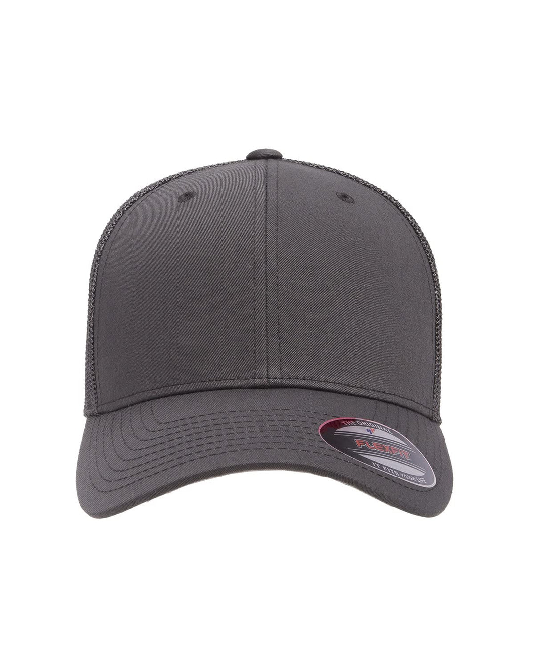 Flexfit Unisex Multicam Trucker Stretch Mesh Cap Kappe XXL Dunkelgrau, XXL Dunkelgrau
