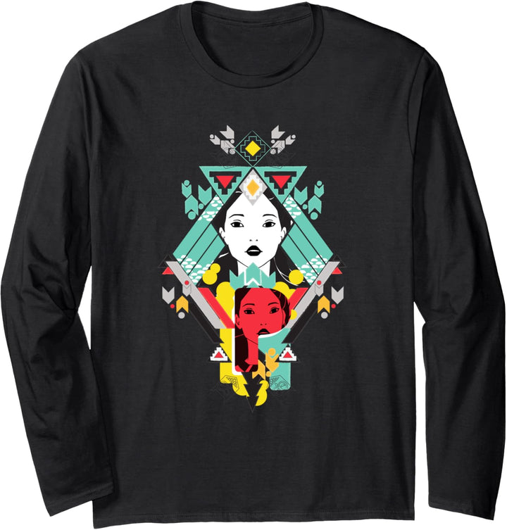 Disney Pocahontas Stylized Langarmshirt