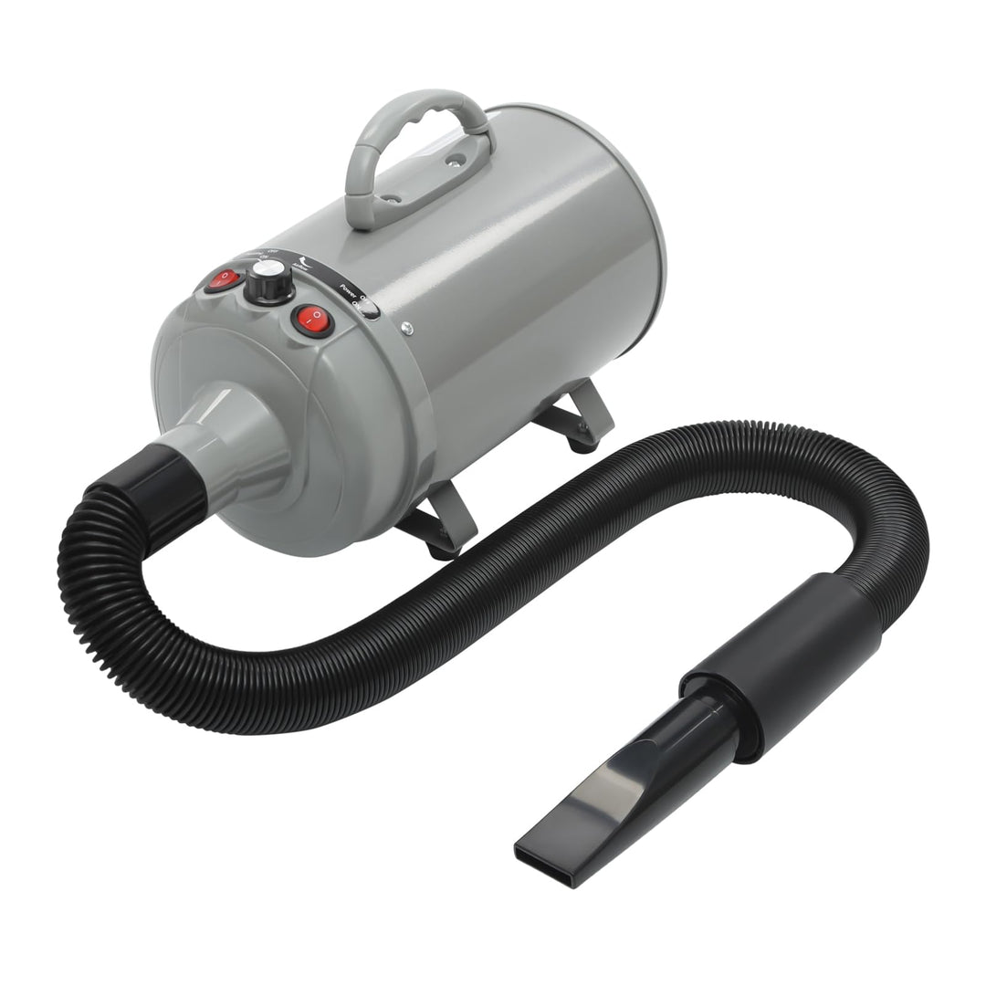 Hundefön Blower mit 4 Düsen - 2200W Profi Blower Hund, Leiser Hundepflege Trockner Gebläse für Hunde